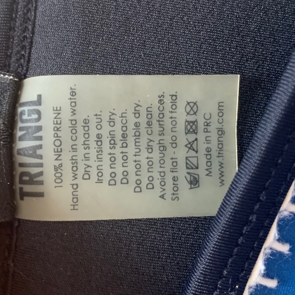 Triangl blue swimsuit - Picture 5 of 5